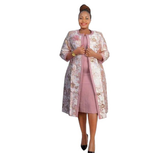 <span class=keywords><strong>Trajes</strong></span> <span class=keywords><strong>de</strong></span> Dos Piezas Elegantes Vintage <span class=keywords><strong>de</strong></span> Talla Grande <span class=keywords><strong>para</strong></span> <span class=keywords><strong>Mujer</strong></span>, <span class=keywords><strong>para</strong></span> Iglesia, Abrigo <span class=keywords><strong>de</strong></span> Brocado Azul, Ropa Casual, Ecológica - Product Image 4