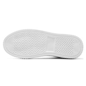 Neue Designer Atmungsaktive Unisex Schnür-PU-Leder Casual Skateboard Schuhe Schlichte Herren Mode Sneakers - Product Image 5