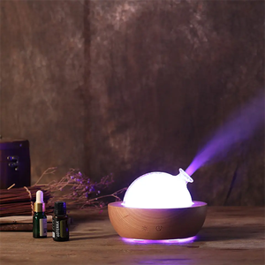 2023Hot बिक्री लकड़ी पानी अल्ट्रा सोनिक अल्ट्रासाउंड अल्ट्रासोनिक धुंध निर्माता Muote संगीत खुशबू Humidifier मशीन - Product Image 5