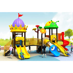 Nouveau design d'aire de jeux intérieure Ensemble balançoire et toboggan pour <span class=keywords><strong>la</strong></span> maison Aire de jeux intérieure pour enfants et l'extérieur - Product Image 3