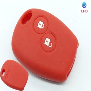 Housse <span class=keywords><strong>de</strong></span> clé <span class=keywords><strong>de</strong></span> voiture en silicone <span class=keywords><strong>2</strong></span> boutons pour Renault Clio Scenic Megane Duster Sandero Captur <span class=keywords><strong>Twingo</strong></span> Modus - Product Image 2