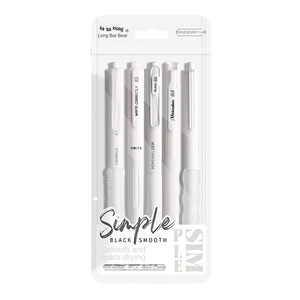 Juego <span class=keywords><strong>de</strong></span> bolígrafos <span class=keywords><strong>de</strong></span> Gel <span class=keywords><strong>de</strong></span> secado rápido <span class=keywords><strong>de</strong></span> prensa fresca pequeña, bolígrafo <span class=keywords><strong>de</strong></span> firma <span class=keywords><strong>de</strong></span> tinta azul, plástico <span class=keywords><strong>de</strong></span> ancho <span class=keywords><strong>de</strong></span> escritura <span class=keywords><strong>de</strong></span> 0,5mm para tareas <span class=keywords><strong>de</strong></span> estudiantes Ins Wind - Product Image 2