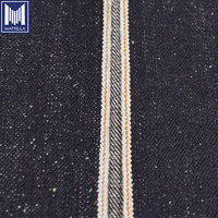 Jean Selvedge Jaune Ligne Crue Vintage Hommes 100% Coton 15oz Lourd Tissu Denim Japonais Neppy Perle Neige