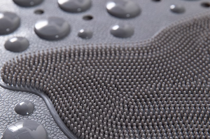 קריקטורה מודרנית בצורת pvc מקלחת אמבט מחצלת ללא החלקה, עמיד למים לשימוש ביתי או מלון - Product Image 3