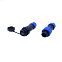 FCONNR SP13 connecteur de câble de prises mâles femelles d'alimentation étanche à 4 broches pour câble d'extension