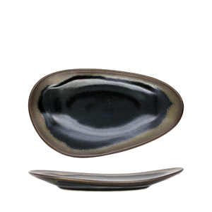 Piatto Piatto in Ceramica Danza Sahara Abstract 26x15cm - Product Image 2