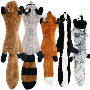 Komik dayanıklı yün köpek çiğnemek oyuncak Crinkle özelliği ile simüle hayvan hiçbir doldurma sesli evcil hayvan oyuncağı - Product Image 1