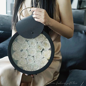 Transparent Round Portable Shape <strong>Fruit</strong> Flower <strong>Packing</strong> <strong>Box</strong> Bouquet Gift <strong>Box</strong> Flower Arrangement Empty <strong>Box</strong> - Product Image 1