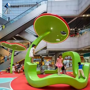 Esculturas de Fibra de Vidrio de Hongo y Oso, Decoración Interactiva para Áreas de Juego Interiores y Exteriores, Divertidas y Seguras para Niños - Product Image 4