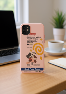 Funda para Teléfono Móvil con Diseño de Dibujos Animados, Carcasa de Plástico con Protección Solar para iPhone de Apple - Product Image 2