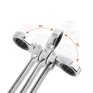EVEROK 8-delige 180 graden flexibele 72T combinatiesleutelset - Product Image 2