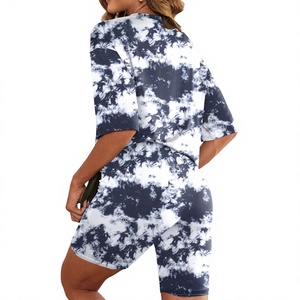 Ensemble d'été décontracté pour femme à col rond et manches courtes, coupe ample, respirant, vêtements de mode d'extérieur – Prix de gros - Product Image 4