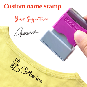 Timbro Personalizzato in Gomma Autoinchiostrante con Nome, Sigilli Impermeabili e Resistenti allo Sbiadimento per Bambini, Studenti, Insegnanti, Regalo Artigianale - Product Image 2