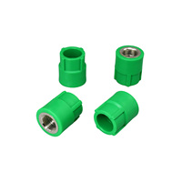 Tube en plastique PPR raccord de tuyau connecteur PPR matériel 1/2 3/4 pouces PPR té adaptateur filetage interne accessoires de plomberie prise