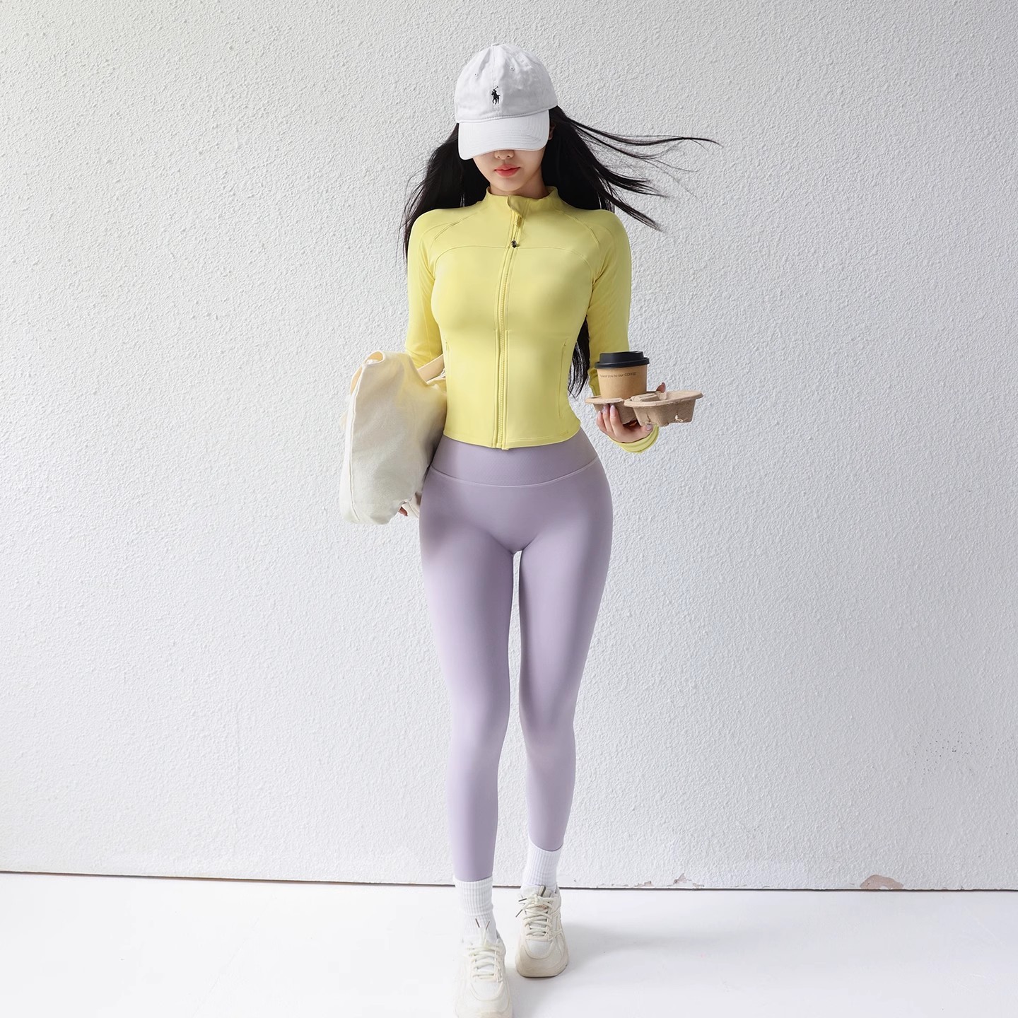 Wholesale Cheap Women's Sports Zipper Running Gear High Quality Yoga Stand-Up Collar Long-Sleeved Tight Slimming Breathable