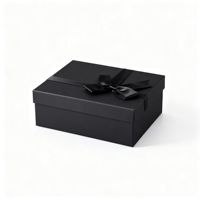 Boîte cadeau chic noire mate