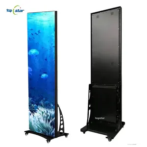 P2.5 Outdoor LED Display Poster Machine High Heat Dissipation 4G WiFi USB Controlled Poster Advertising Machine Outdoor