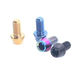 Titanium Taper Bolts Titanium Taper Socket Allen Bolts - M5 M6 M8 M10 Sizes, Ti-6Al-4V Alloy, Hex Drive Hex Drive Titanium Bolts