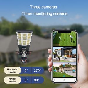 Telecamera PTZ Solare Wireless 6MP Bestseller per Illuminazione Stradale, Visione Notturna Grandangolare, Vista a 360°, Tripla Sorveglianza con Archiviazione Cloud - Product Image 2