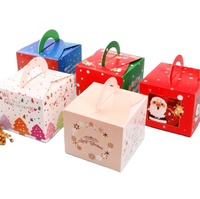 Haute qualité petit déjeuner fromage gâteau boîte papier bonbons sac poignée pour gâteau UV revêtement mat stratification gaufrage matériaux recyclés
