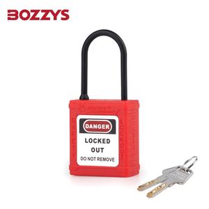 BOZZYS OEM 38MM étanche sécurité plastique Nylon isolé <span class=keywords><strong>cadenas</strong></span> même clé pour le verrouillage de porte industrielle-Tagout - Product Image 3