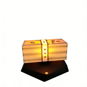 HCNT Magnetic levitation GTA USD dollar touch control 3-color <b>light</b> home decoration creative gift birthday banknote <b>light</b> - Product Image 2