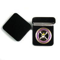 Badges en métal en laiton de haute qualité avec logo personnalisé en gros Amérique 3D pièce de défi commémorative en émail dur doux en vrac