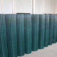 Nouveau Rouleau de Grillage Soudé Revêtu de PVC Euro Holland, Grillage Soudé Plastifié Prix Usine Anping