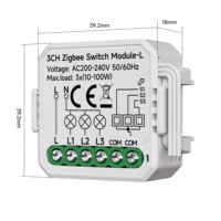 Interrupteur intelligent WiFi pour la maison, module relais Zigbee, interrupteur intelligent Tuya