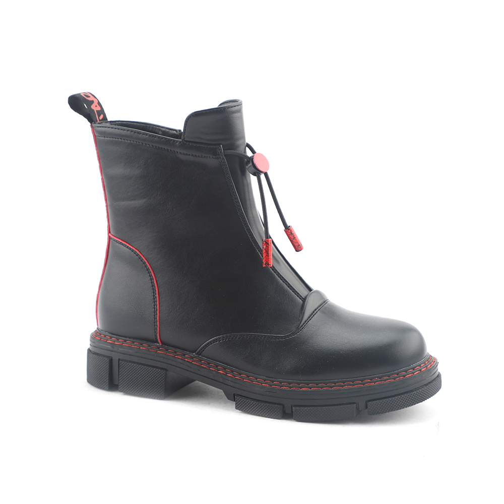 Высококачественные черные ботильоны на заказ; Модные зимние ботинки для детей