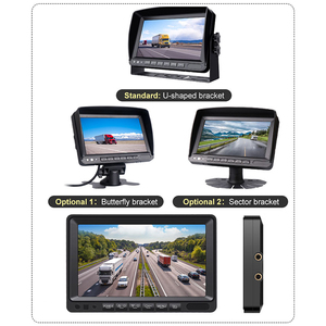 AlwayCare DP230-5 7-Inch TFT Four-Segment OLED/LCD 800x480 HD PAL/NTSC Automatic Conversion Rear View Car Monitor USB Tf - Product Image 5