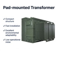Transformateur triphasé Pearl Electric 60Hz à faible perte, haute efficacité, faible production de chaleur, monté sur panier