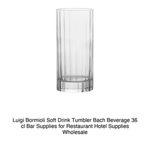 Vaso para Bebidas Bach 36 cl, Altura 15.5 cm, Diámetro 6.4 cm, Luigi Bormioli - Product Image 2