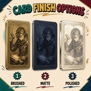 Tarjeta Coleccionable <span class=keywords><strong>de</strong></span> Metal Personalizada, Impresa con Arte en Capas, Personaje <span class=keywords><strong>de</strong></span> Anime, con Bordes Redondeados y Empaque <span class=keywords><strong>de</strong></span> Regalo - Product Image 5