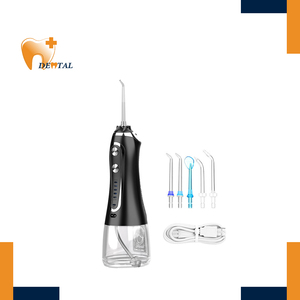 Potente limpiador <span class=keywords><strong>de</strong></span> dientes inalámbrico portátil <span class=keywords><strong>de</strong></span> 300ml, nuevo diseño, 5 modos, hilo dental <span class=keywords><strong>de</strong></span> agua, puntas <span class=keywords><strong>de</strong></span> limpieza para blanquear, ajustable, Dental Oral - Product Image 1