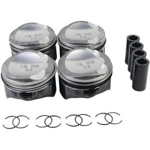 Kit de pistón de motor forjado de <span class=keywords><strong>precio</strong></span> de fábrica de alta calidad para VW-Pistón con pasador de Anillo-Venta al por mayor disponible - Product Image 3