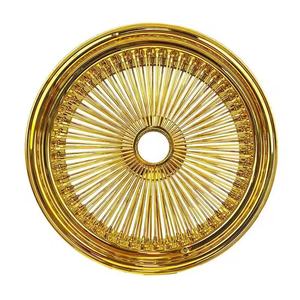 Cerchi in Lega di Alluminio Forgiati Cromati Homies 13-28 Pollici 22 24 15x7 14x6 100 150 Razze Diritte Sfalsate Tipo Dayton Nuovi - Product Image 1