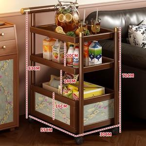 <span class=keywords><strong>Table</strong></span> <span class=keywords><strong>basse</strong></span> en bois massif de style <span class=keywords><strong>vintage</strong></span>, couleur noyer, avec rangement, <span class=keywords><strong>pour</strong></span> salon, usage domestique - Product Image 6