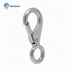 Mousqueton à œil fixe en acier inoxydable 304 316, résistant à la corrosion, poli, à ressort, type griffe <span class=keywords><strong>de</strong></span> <span class=keywords><strong>homard</strong></span>, pour usage marin et laisse pour animaux <span class=keywords><strong>de</strong></span> compagnie - Product Image 1
