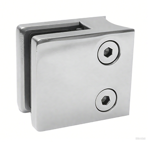 Raccords de support de main courante en acier inoxydable contemporains Clip de <span class=keywords><strong>verre</strong></span> <span class=keywords><strong>pour</strong></span> balcon Escalier Villa Hôtel Appartement Rampes - Product Image 2