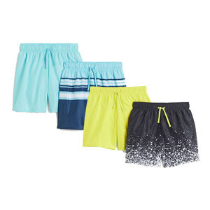 กางเกงว่ายน้ำสำหรับผู้ชายกางเกงว่ายน้ำแบบนำกลับมาใช้ใหม่กางเกงขาสั้นกันน้ำลายเสือดาวลายดอกไม้สำหรับผู้ใหญ่ - Product Image 6