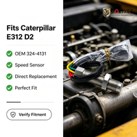 Capteur de vitesse moteur 324-4131 compatible avec Caterpillar 312D E313D E320C Flywheel Cross 3244131