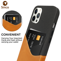 Étui de téléphone en cuir anti-frottement et résistant aux chutes avec protection de caméra surélevée pour iPhone 15 16 17 18 Pro Max OEM
