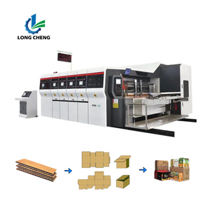 Kartonmaschinenhersteller Karton-Pizzabox-Drucker Wellpappe-Kartonbox Flexodruck Stanzmaschine - Product Image 1