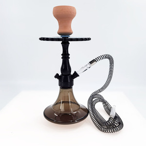 Accessoires de chicha jetables pas chers QX HA016 en acrylique et plastique, ensemble de chicha portable avec tuyau, emballage en boîte cadeau pour bar et voyage - Product Image 4