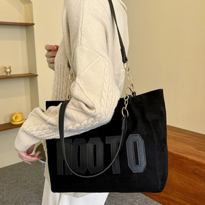 2025 nouveau printemps mode unique épaule toile <span class=keywords><strong>sac</strong></span> fourre-tout pour les femmes grande capacité <span class=keywords><strong>sac</strong></span> de navettage pour les étudiants - Product Image 2