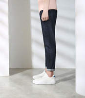 Sneakers basses en cuir blanc classiques avec logo personnalisé, chaussures décontractées tendance pour hommes