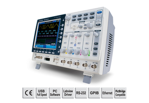Osciloscopio Digital de Bajo Costo GWSINTEK GDS-2104A, Ancho de Banda de 100MHz -300MHz, 2-4 Canales de Entrada, Pantalla LCD TFT de 8 Pulgadas, 2M Puntos - Product Image 2