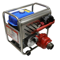 Pompe à eau portable compacte Timecore JBQ8.5/2.5, débit de 400 L/min, pression de 1,75 MPa, 6,4 CV, alimentée à l'essence, pour l'agriculture