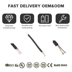 Steckverbinder und 2-polige Steckbare Kabelklemmen Isoliert mit Drahtverriegelungsstift für Sichere Elektrische Verbindungen - Product Image 4